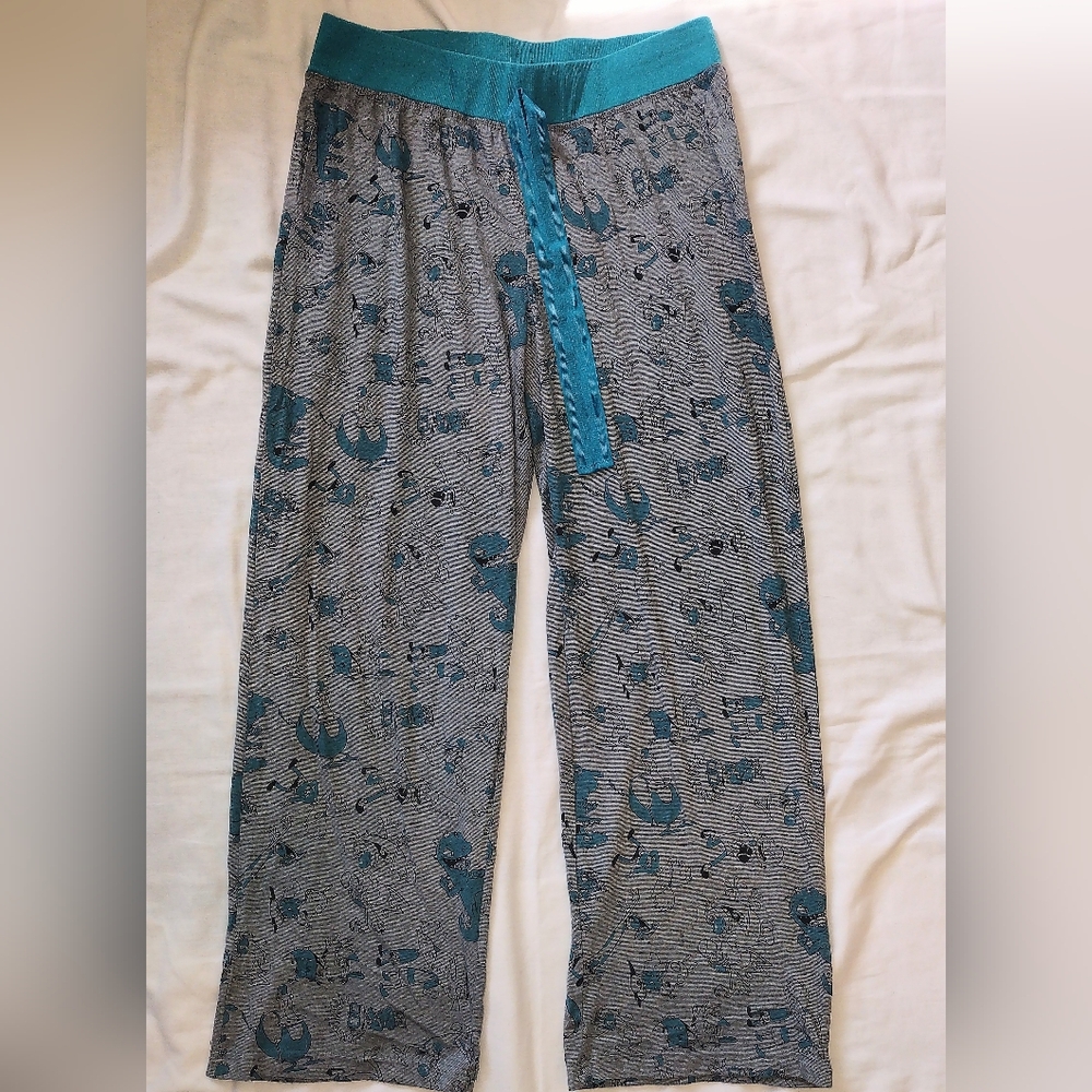 Vintage Nickelodeon 90s Cartoon Characters Pajama Pants Adult Size XL